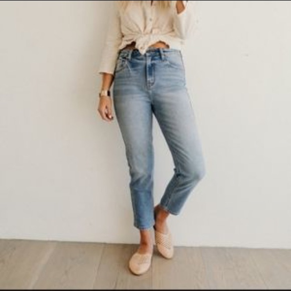 Carly Jean Los Angeles Clark Straight Leg Jeans